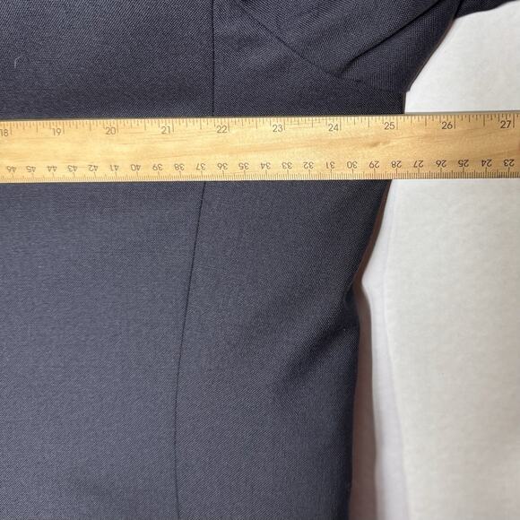 Vintage Botany 500 Gold Button Blazer Jacket 46R Men’s Navy Blue Wool Blend READ - Picture 12 of 12